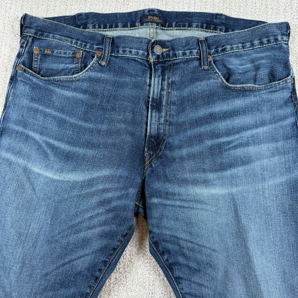 Polo Ralph Lauren Men's 38x32 (Actual 40x32) Classic Fit Denim Blue Jeans